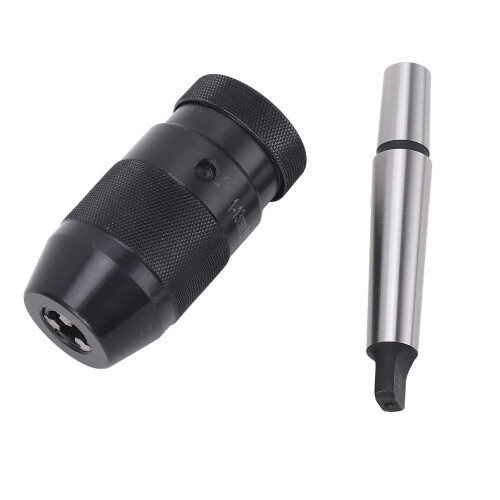 B16 Mandrin sans clé MT2, 1-13mm, argent