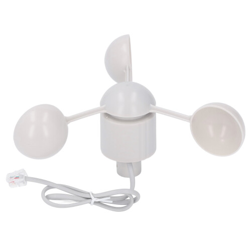 Anemómetro de tres copas Sensor de velocidad Conector RJ11 1