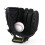 9,5-Zoll schwarzer PU-Leder Baseball-Handschuh, ergonomisch 10