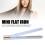 Mini plancha de pelo 2 en 1 USB ajustable violeta 7