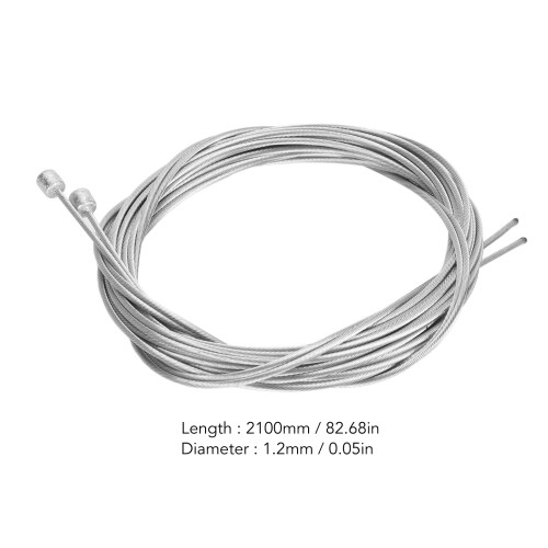 Cable de cambios universal galvanizado 2100 mm x 1.2 mm 1