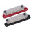 2 pezzi di barra bus M6x6 in rame rosso, 150 A, 300VAC/48VDC 12