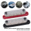 2 pezzi di barra bus M6x6 in rame rosso, 150 A, 300VAC/48VDC 5