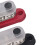 2 pezzi di barra bus M6x6 in rame rosso, 150 A, 300VAC/48VDC 8
