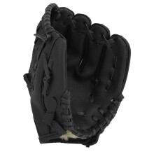 Guanto da baseball in pelle PU da 11,5 pollici, Nero Pro