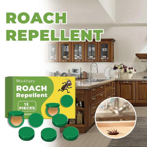 (2 Box)Roach Bait Stations, Natural Cockroach Repellent, Roach Traps Indoor/Outdoor Use, Roach Repellent, Effectively Roach Control, 12pcs 1