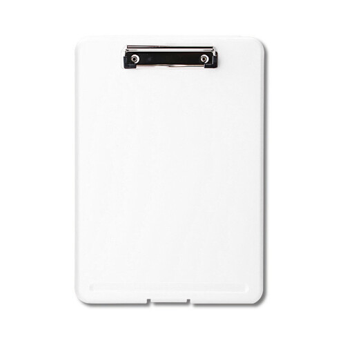 Plastic Space-Saving Clip Board for Documents 335x240mm White 1