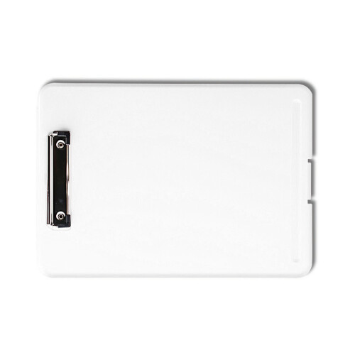Plastic Space-Saving Clip Board for Documents 335x240mm White
