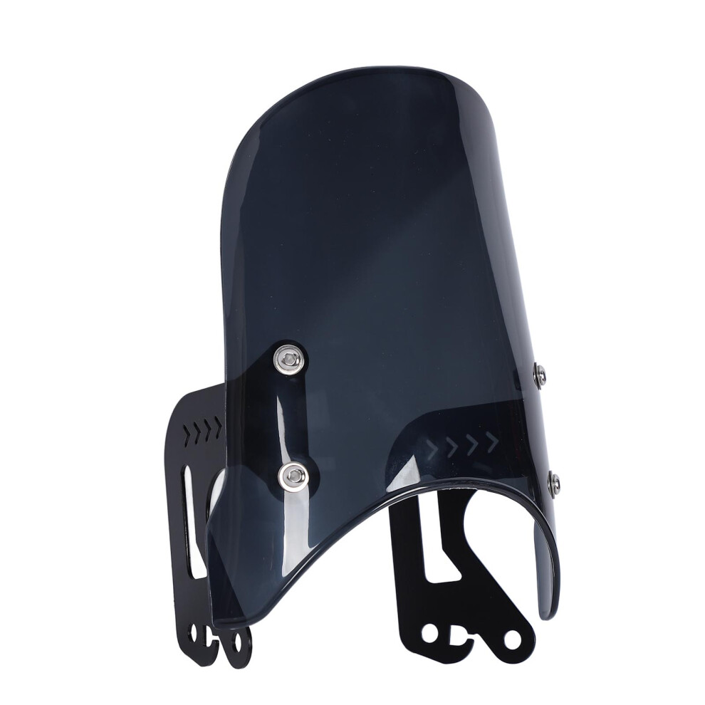Motorcycle Windscreen Deflector Fit Hunter 350 2022-2024 Pc Iron Gray 8401335776240