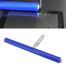 Blauer Silikon-Handrollen-Statischer Reinigungstool Klebrige Rolle für Displayschutzfolie Haar- und Staubentferner Niedrige Viskosität 10 Z