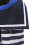 Dog Harness Leash Set Small Adjustable Blue Fabric for Pets 5