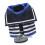 Dog Harness Leash Set Small Adjustable Blue Fabric for Pets 11