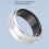 Smart Health Ring 18mAh 59g Silber Bluetooth IP68 8