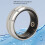 Anillo de Salud Inteligente 18mAh Plateado Talla 9 Bluetooth 6
