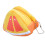 Monedero de peluche en forma de fruta triangular, mini, 12.00 g, Color 1