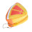 Monedero de peluche en forma de fruta triangular, mini, 12.00 g, Color 6