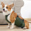 Bande ventrale pour chien verte taille XL - Polyester imperméable 5