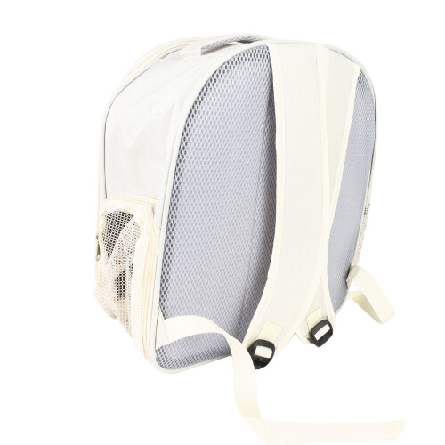 Sac à dos pour chat de grande capacité en nylon beige 2
