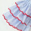 Hunde-Prinzessinnenkleid Größe L Blaues Polyester 7