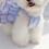 Prinzessin Hundekleid blau S - leichtes Polyester 8