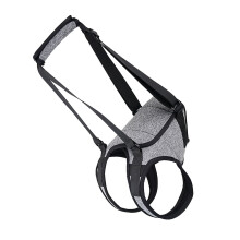Imbracatura di sollevamento per la zampa posteriore del cane, colore grigio melange, taglia S, 8-12kg