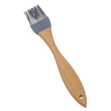Silicone Oil Brush with Wooden Handle Food Grade Silicone Grilling And Baking Tool Parchment Paper Compatible Desserts