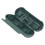 Protector de cables para exteriores de ABS 210x69x69mm negro 10