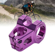 Potencia para bicicleta de montaña de 31,8 mm, longitud de 35 mm, 0, morado