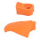 2 piezas Corrector de agarre para arco de violín universal naranja 9