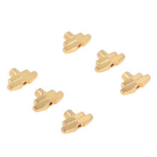 Langlebiges Gold Tuning Peg Buttons Set 6 Stück für E- und Akustikgitarren