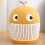 Mini Light Yellow Whale Trash Can - Portable Plastic Desktop Bin 8