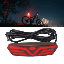 Luz de freno trasera para bicicleta eléctrica 48V LED Advertencia