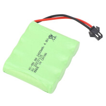 Connettore SM a 2 poli 4,8 V 2400 mAh NiMH Batteria 1/16 Auto RC