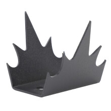 12pcs Iron Fence Spikes Security Anti Rust Coating Anti Theft Fence Decoration
