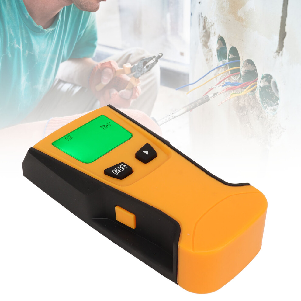 Highly Accurate Green Lcd Wall Scanner, Cordless, Metal & Wood Finder, 6.9X15.4cm 6941335791604