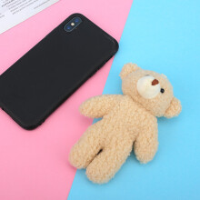 Porte-clés ourson en peluche mini - jouet en peluche doux