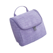 Trousse de toilette à grande capacité 22 x 21,5 x 11 cm violet