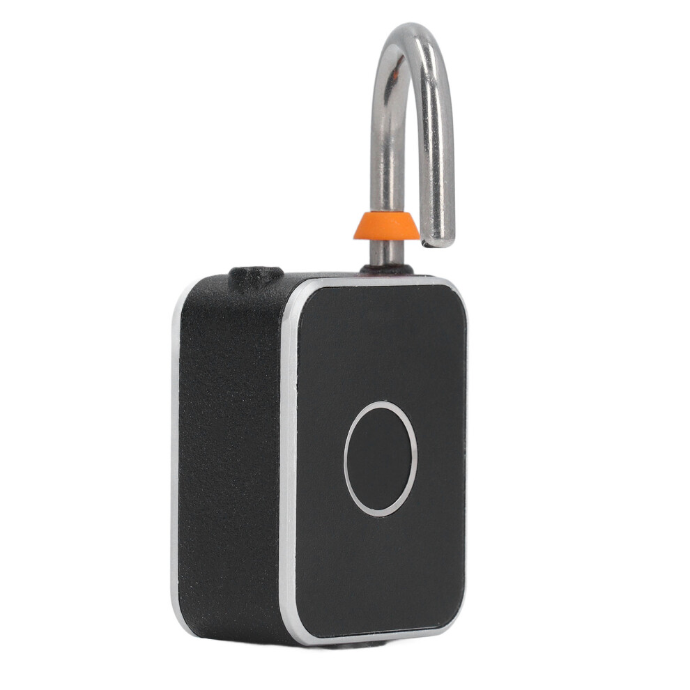 Waterproof Smart Fingerprint Padlock Aluminum Alloy Stainless Steel Rechargeable Ip65 7891335792844