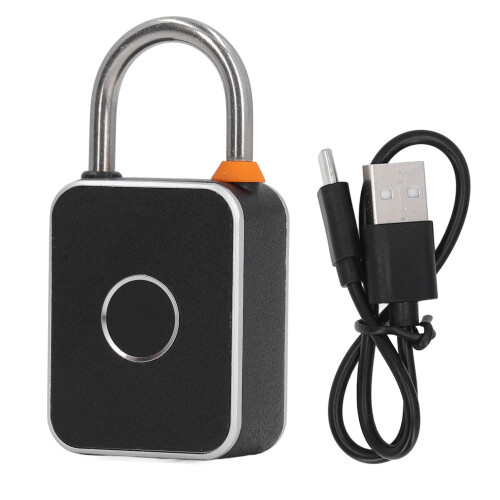 Lucchetto a impronta digitale IP65 impermeabile 65 mAh alluminio 2