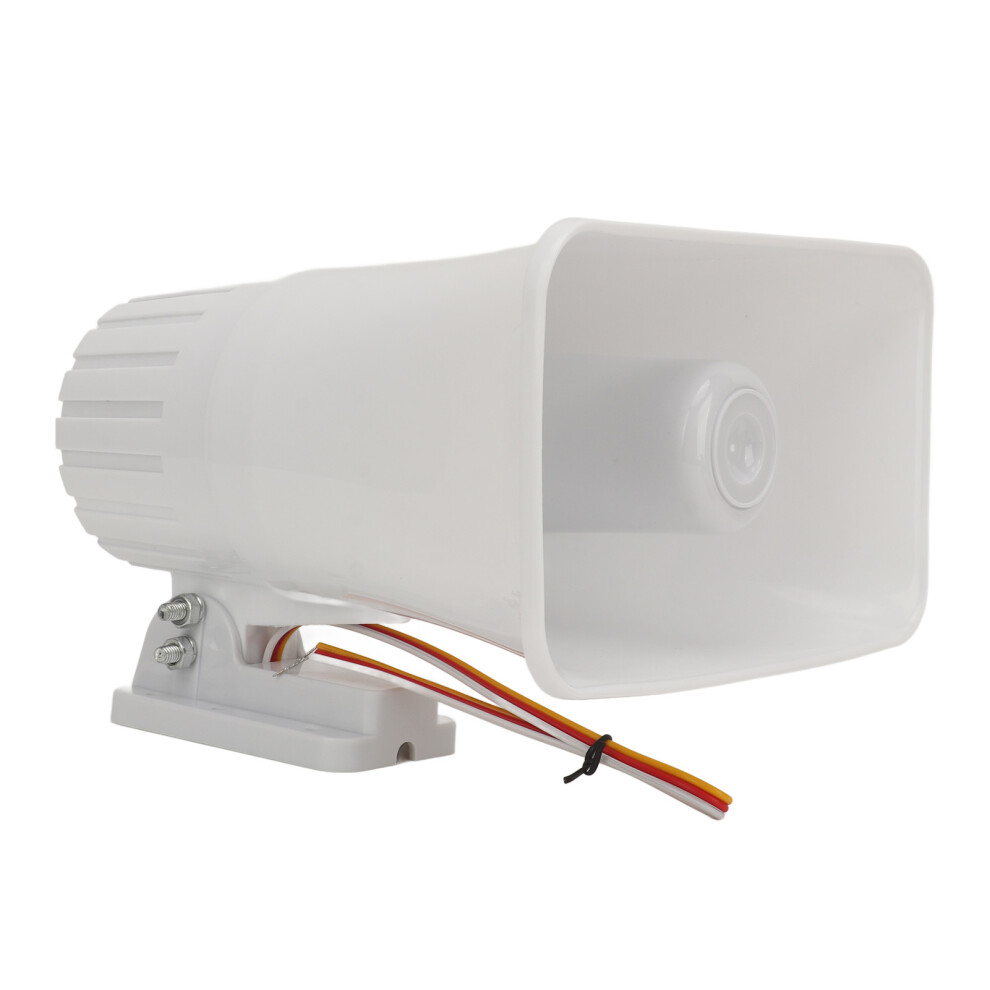 Dual Tone Wired Alarm Siren 120Db Dc12v With Adjustable Bracket 9381335792794