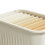 Large PP Plastic Clothing Organizer Box with Lid & Handle, Tall Storage Basket 7