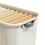 Large PP Plastic Clothing Organizer Box with Lid & Handle, Tall Storage Basket 10