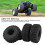 4 pièces de pneus RC crawler de 1,9 pouces, insert en mousse noire 4