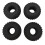 4 pièces de pneus RC crawler de 1,9 pouces, insert en mousse noire 3