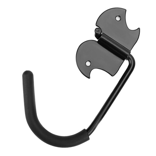 Gancio da muro in metallo per biciclette, rack verticale resistente.