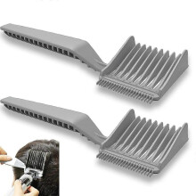 (Black 2pcs)Blend Friend Fade Comb, Fade Comb, Professional Haircut Comb For Home, Salon Or Professional Use