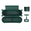 Protector de cordón ABS con cierre dual verde 210x69x69 mm 3
