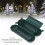 Protector de cordón ABS con cierre dual verde 210x69x69 mm 5
