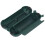 Protector de cordón ABS con cierre dual verde 210x69x69 mm 16