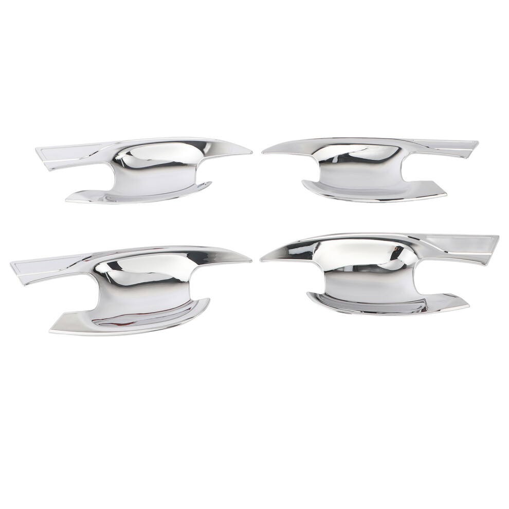 4Pcs Abs Exterior Door Handle Bowl Cover Fit Subaru Outback 2020-2023 Silver 8781335798108
